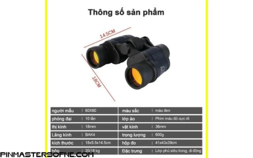 Ống nhòm ban đêm 3000m 60x60